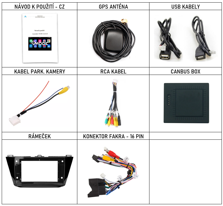 CZ PŘÍSLUŠENSTVÍ pro autorádio Bmode BEV22 pro VW Tiguan 2 s carplay a androidauto - evtech.cz
